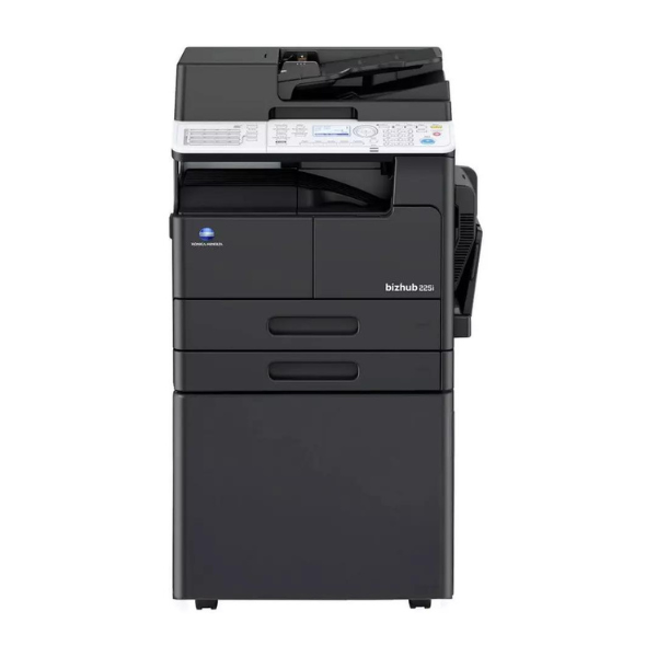 Konica Minolta bizhub 225i – με ενσωματωμένη κάρτα δικτύου (NiC), Αυτόματο Τροφοδότη (DF), Panel (MK), Διπλή Όψη (AD) και Δύο μπουκάλια Toner των 12.000 σελίδων έκαστο