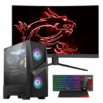 Vengeance Storm-X24 MSI Edition Intel i7-13700F/ 32GB DDR4/ 1TB SSD/RTX 4060 Ti 8GB/ No OS Gaming PC + MSI Optix G27C4 VA Curved Gaming Monitor 27"