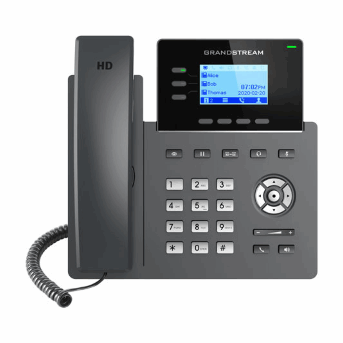 Grandstream GRP2603 Ενσύρματο Τηλέφωνο IP Μαύρο - Image 1